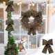 thumbnail image 4 of Adornos Navideños con Lazos, Colgantes con Lazos de Lentejuelas, Adornos para Ventanas y Adornos para Árboles de Navidad., 4 of 7