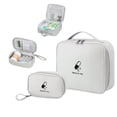 thumbnail image 1 of Botiquín de viaje para medicamentos, bolsa de prevención de epidemias, estuche médico, botiquín de primeros auxilios portátil para el hogar - Gris claro pequeño + Gris claro grande, 1 of 5