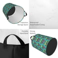 thumbnail image 5 of Lsque Sunmmer Cat pattern Laundry Hamper Basket, Tall Woven Rope Hamper Basket for Clothes, Lightweight Storage Basket, Collapsible Waterproof-Small, 5 of 8