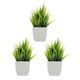 thumbnail image 1 of Bonsái artificial de 3 piezas, plantas falsas para decoración de interiores, pequeñas plantas artificiales para escritorio, adorno verde realista, decoración artificial, 1 of 8