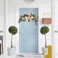 thumbnail image 4 of Artificial Wreath Door Threshold Flower DIY Wedding Home Living Room Party Pendant Wall Decor Christmas Garland Gift Home Decor, 4 of 7