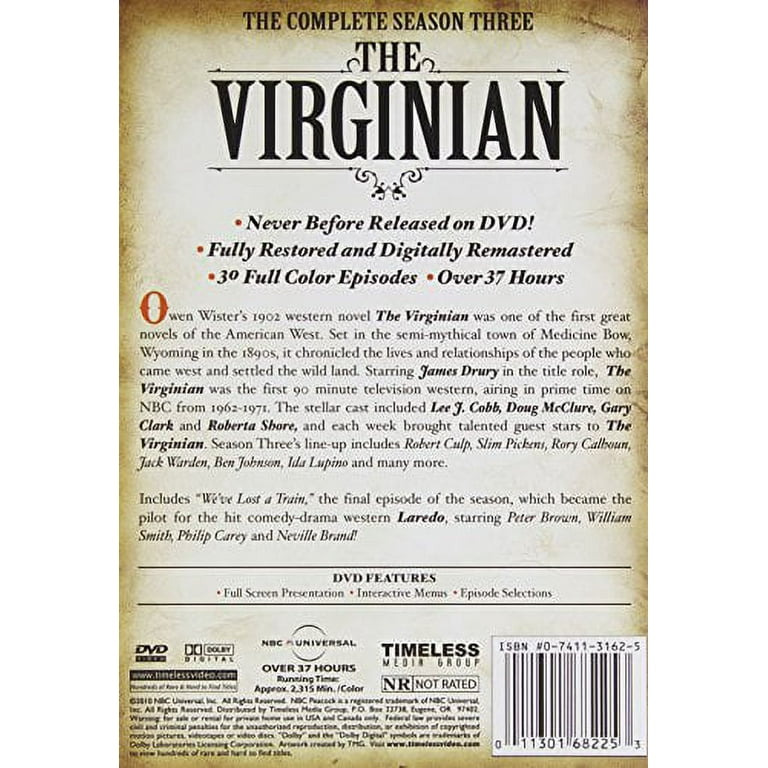 Amazon.com: The Virginian: The Complete Third Season
