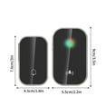 thumbnail image 2 of Home Wireless Digital Doorbell with 38 Melodies and 7 Color Light,300 Meter Range,Easy Installation,8 Step Volume Control,Flexible Pairing Low Power Consumption, 2 of 2