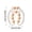 Orange, variant on Muscle Roller Massager Body Massage Roller Stick - 15 Wheel Deep Tissue Massager for Legs Thighs Arms Back Muscle Recovery Relaxation and Soothing Comfort