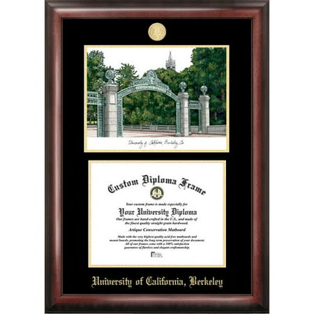 Michigan University Framed Lithograph - University of California, Berkeley 8.5