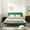 Teal, variant on Modway Julia Queen Biscuit Tufted Performance Velvet Platform Bed in Teal
