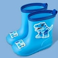 thumbnail image 4 of LYHaoo Kids Rain Boots Girls Boots Non Slip Comfortable Toddler Outdoor Play Shoes For Baby Children Sizes 11 Blue(Little Kid), 4 of 6