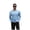 Blue, variant on COOFANDY Men's Sun Protection Swim Long Sleeve UPF 50 Rash Guard Lightweight Shirts
