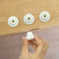 thumbnail image 5 of Muebles refinados con detalles en blanco brillante: embellece tu hogar con toques artesanales, perillas decorativas para puertas de armarios y tocadores (redondas, juego de 10), 5 of 5