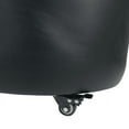 thumbnail image 7 of ISABELLA Guest Chair Customer Reception Sofa Lobby Waiting Area Seating Luxury Soft Leather with Lockable Rolling Casters, Coffee, 7 of 7