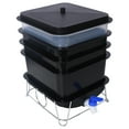 thumbnail image 4 of Worm Farm Composting Bin, 4 Tray Worm Compost Bin- for Recycling Food Waste at Home (4-Tray 20l), 4 of 12