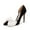 Black White, variant on XYD Women Classic Pointed Closed Toe Pumps Oversized Satin Bowknot D'Orsay Stiletto High Heels Dress Bridal Shoes Size 7 Black