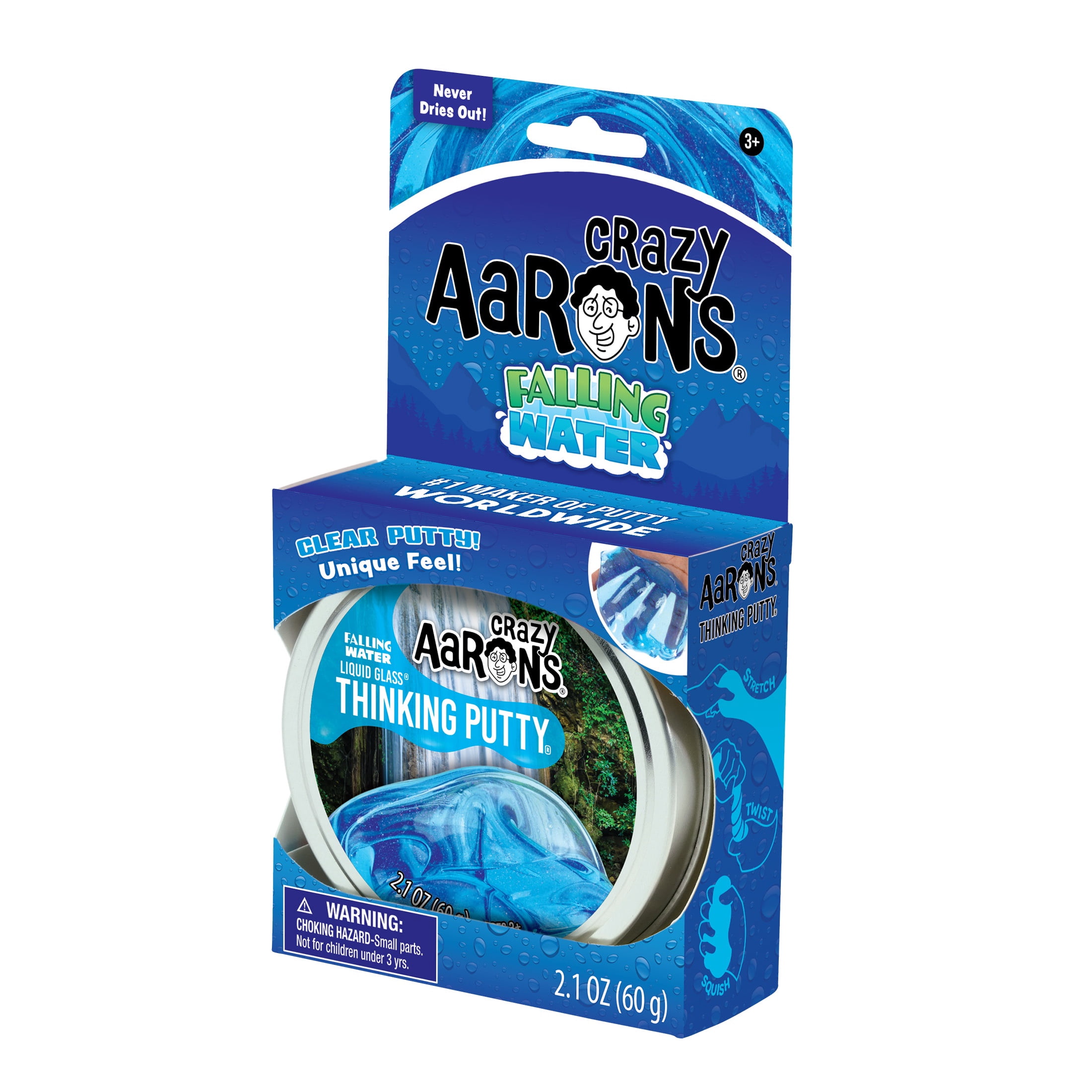 Falling Water - 3.5" Thinking Putty Tin