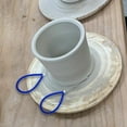 thumbnail image 3 of de arcilla con , herramienta , alambre inoxidable, línea para arcilla, herramienta de cerámica, Zulema Alambre cortador de arcilla, 3 of 8