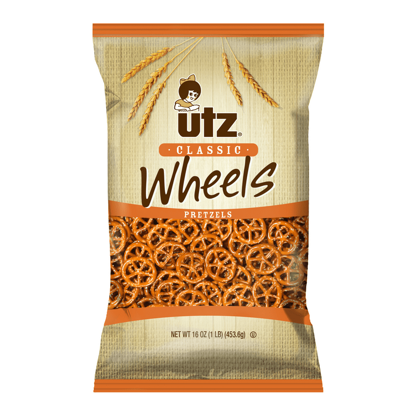 Utz Classic Wheels Pretzels 16 oz