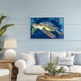 thumbnail image 2 of Stupell Industries Sea Turtle in Prismatic Colors Gray Framed Giclee Art, design by LSR Design Studio, 20 x 30, 2 of 8