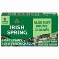 thumbnail image 1 of Irish Spring Aloe Mist Deodorant Bar Soap for Men, 104.7 g, 6 Pack, 6 Pack, 1 of 5