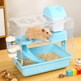 thumbnail image 1 of Acrylic Hamster Cage Transparent Multi Level Habitat Ventilation Expandable Secure Lock Easy Clean Viewing Design, For Hamsters Gerbils Small Rodents Indoor Home Habitat And Care, 1 of 6