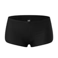 thumbnail image 4 of Sngxgn Swim Shorts for Women Stretchy Board Shorts Solid Tankini Bottoms Sport Swimsuit Bottoms(Black,M), 4 of 5
