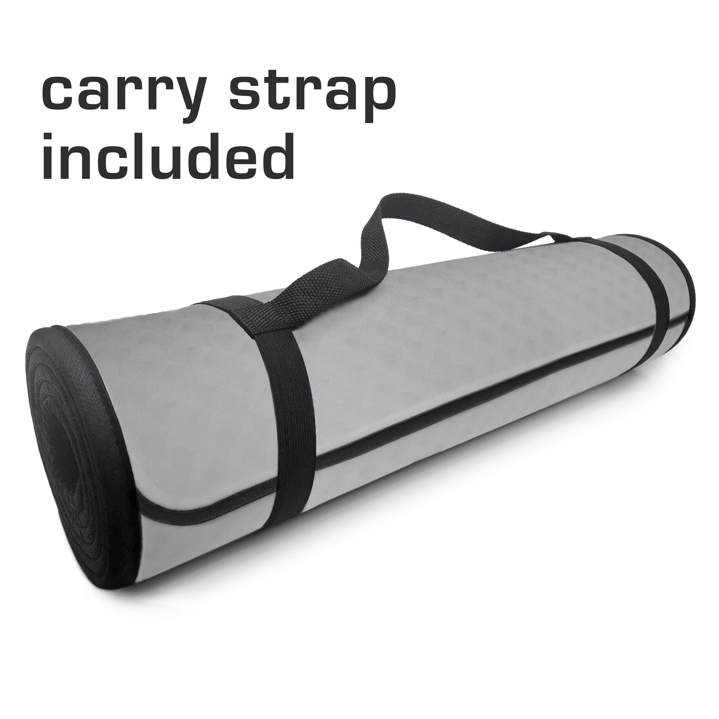 Athletic Works Yoga and Fitness Mat, 8mm Cushioned Foam photo 7