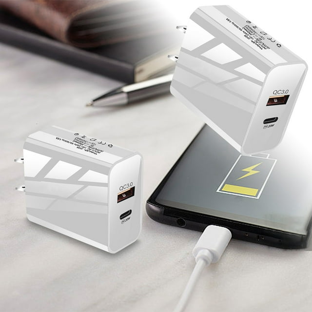 USB Travel Power Adapter, Global Compatibility, Automatic Recognition, High-Speed Charging, for iPhone iPad Travel