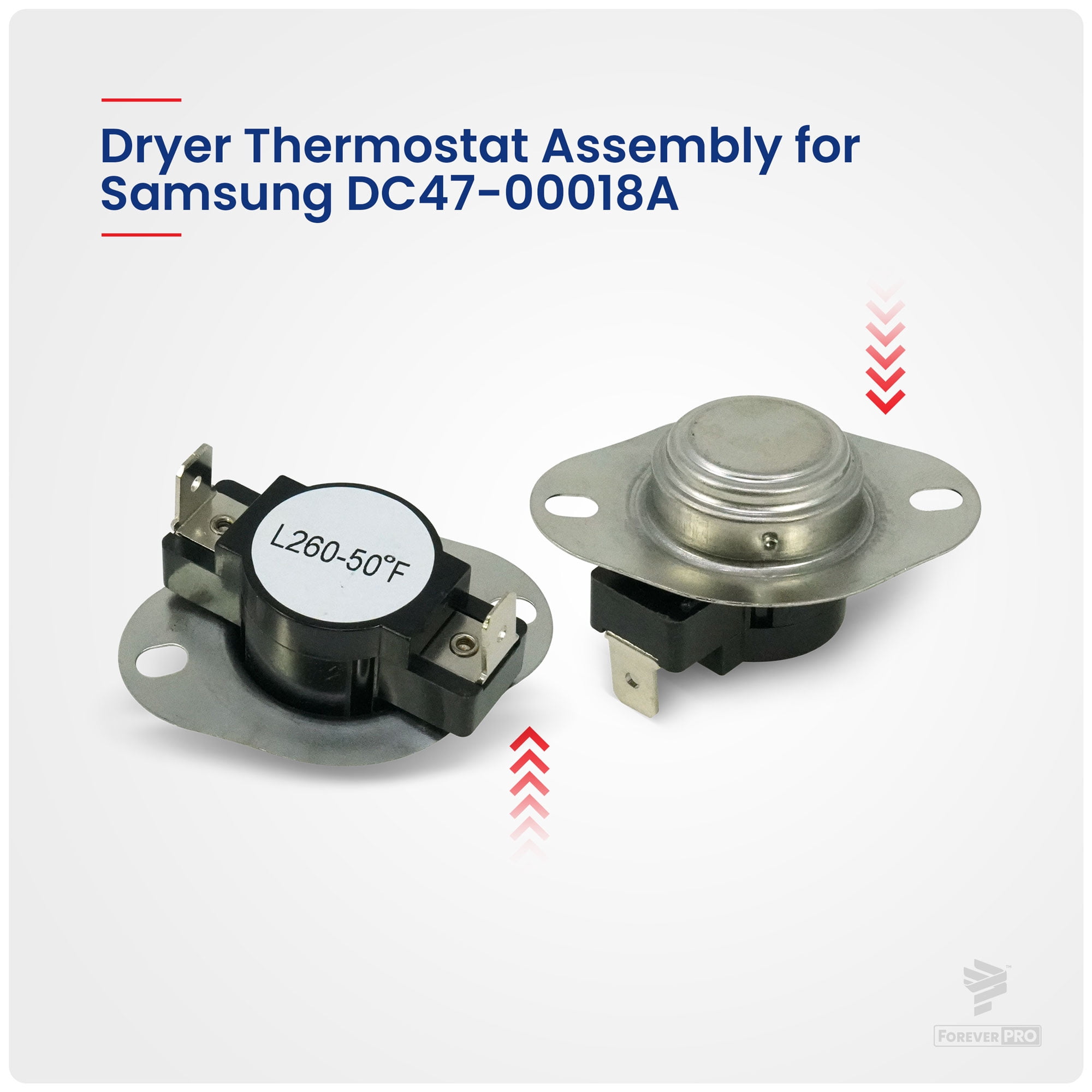 ForeverPRO DC47-00018A Thermostat for Samsung Appliance 1122485