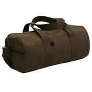 Rothco Canvas Shoulder Duffle Bag,Earth Brown