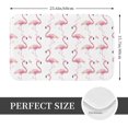 thumbnail image 2 of Front Door Mat Pink Flamingo Print Bedroom Entryway Rug Non-Slip Washable Indoor Carpet Doormat Decorative Low Profile Area Rug for Home Living Room Bedroom Laundry Floor Decor, 24 x 16 Inch, 2 of 7