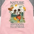 thumbnail image 3 of Disney Standard - Nature The Antidote To Stress - Toddler & Youth Girls Fleece Dress, 3 of 4