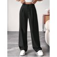 thumbnail image 5 of Women High Waisted Work Pants Business Casual Outfits Office Dress Pants Trousers with Pockets Black XL, 5 of 7