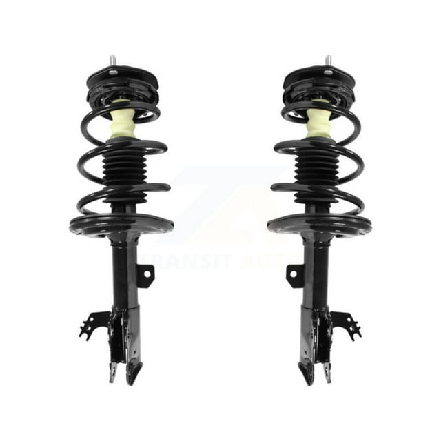 Transit Auto Front Complete Suspension Shocks Strut and Coil Spring Mount Assemblies Kit for Car Toyota Camry Fits Sport Models Factory Equipped with 18" Wheels Left Right Driver Passenger K78A-100384
