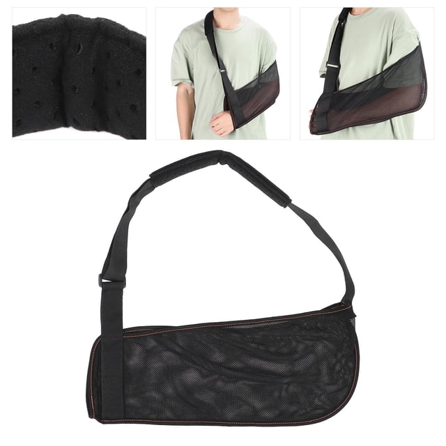 Comfort Mesh Arm ,Arm Sling, Mesh Arm Shoulder Sling Adjustable Shoulder Immobilizer Forearm Support Sling For Arm Fracture RecoveryS