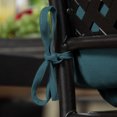 thumbnail image 4 of Mainstays 43" x 20" Solid Teal Outdoor Chair Cushion, 1 Piece, 4 of 8
