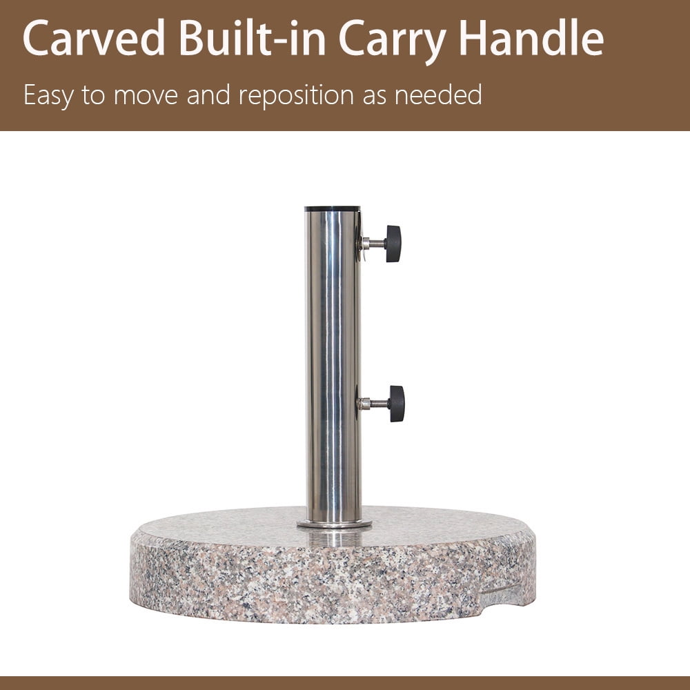 Abble Round Granite Umbrella Base 43 lbs