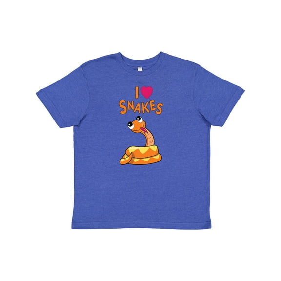 Inktastic I Love Snakes Youth T-Shirt