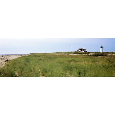 Lighthouse Beach Cape Cod Lighthouse on the Beach, Race Point Light, Provincetown, Cape Cod, Barnstable County Print Wall Art By Panoramic Images ()