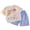 A04-Blue, variant on CAICJ98 Toddler Baby Boy Summer Clothes Short Sleeve Tops Elastic Drawstring Plaid Shorts Two Piece Dinosaur Print Outfit Set (Blue,3-4 Years)
