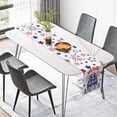 thumbnail image 4 of SUNOLIFE 4th of July Gnome Table Runner,independence Day Patriotic Table Covers Decoration for Kitchen Dining Party 13 x 60 Inch, 4 of 4