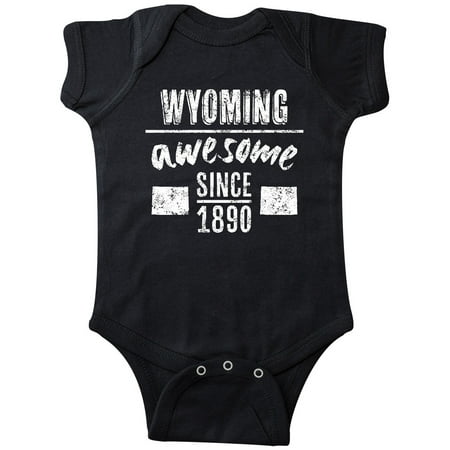 

Inktastic Wyoming Awesome Since 1890 Gift Baby Boy or Baby Girl Bodysuit