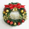 thumbnail image 7 of EWASWON Christmas Red Artificial Christmas Wreath, 12 Inch Xmas Door Hanging Decor, Festive Holiday Decoration for Home, 7 of 7