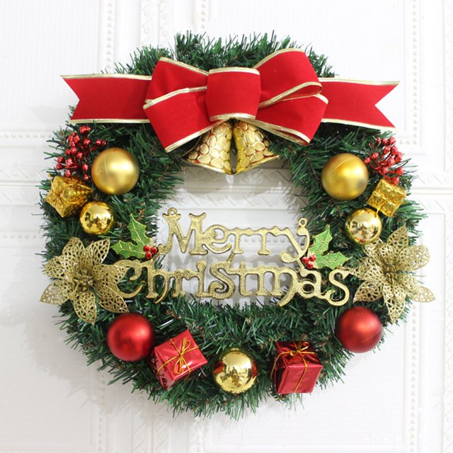 Christmas Wreath Decorations, Christmas Door Wreath - Christmas Wreath Christmas Decorations Christmas Tree Wreath Hanging Decorations Scene Arrangement Door Hanging Christmas Decoration Wreaths