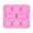 A4-Pink, variant on Dog Treat Molds Silicone Frozen Baking Dog Treat Molds Non-Stick Bone Puppy Paw Shapes Easy Release Dishwasher Safe Food-Grade Silicone For Dogs Puppies Senior Dogs Homemade Snacks,Purple
