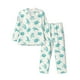 thumbnail image 1 of Balery Turtle Pijama para Hombre de Dos Piezas con Manga Larga, Conjunto de Dormir y Descanso Suave con Bolsillos-Large, 1 of 7