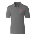 thumbnail image 2 of Men's Cutter & Buck Gray Nashville Sounds DryTec Advantage Tri-Blend Pique Polo, 2 of 3