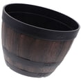 thumbnail image 3 of Eease Resin Whiskey Plant Pot Rustic Flower Planter Garden Home Office, 3 of 7