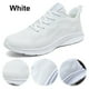 thumbnail image 5 of Deporte Punto para Hombre Deporte Malla Zapatos para Correr Zapatos Deportivos Al Aire Libre (Blanco 44), 5 of 9