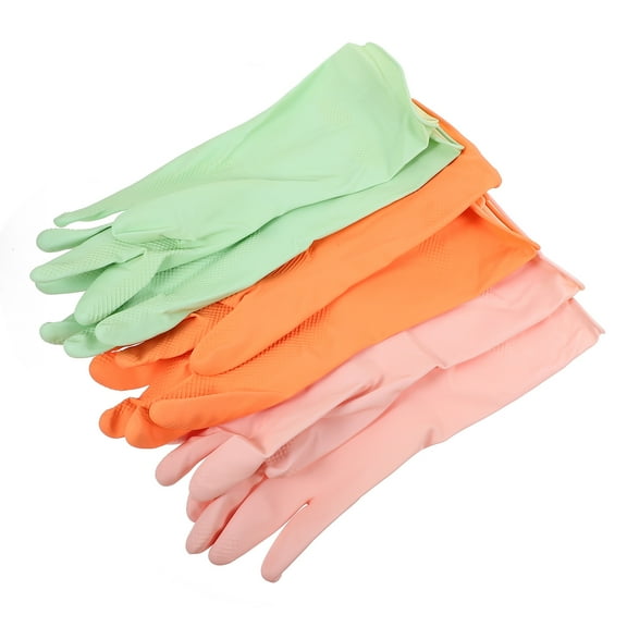 3 Pairs Dishwashing Glove Gloves Cleaning Small Absorb Sweat Emulsion