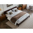thumbnail image 3 of AFI Aria King Modern Solid Wood Low Profile Platform Bed, Espresso, 3 of 13