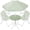 Sage, variant on Best Choice Products Kids Outdoor Table and Chair Set with Umbrella, 3-Piece Foldable Toddler Picnic Set Ages 2-5 - Tan