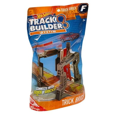 hot wheels track builder track & brick pack playset